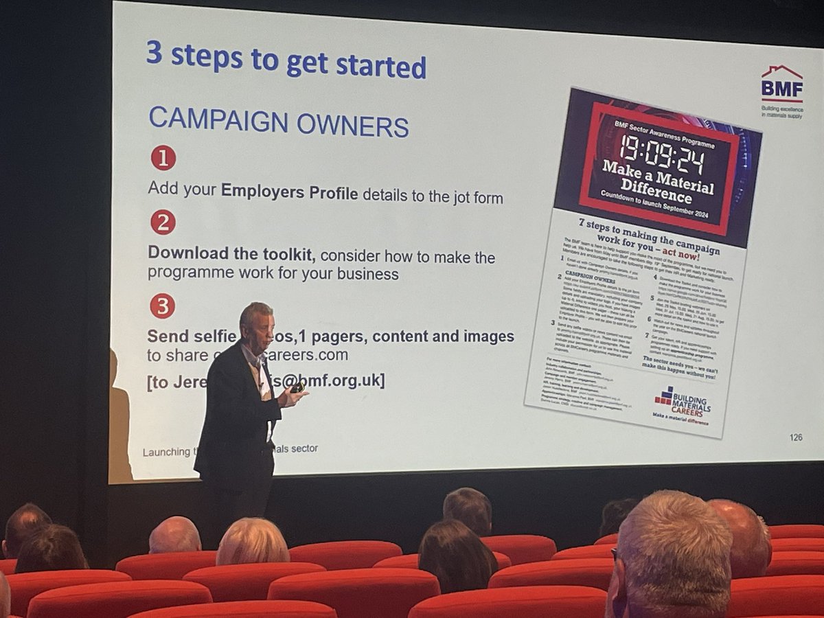 Newcomb concludes by explaining how the campaign can work for BMF members, and pleas for selfie videos, images and videos to bring credibility to our industry. “Together we can make material difference” he concludes @bmf_merchants