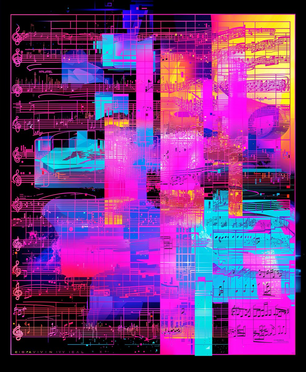 Vaporwave Sheet Music 4
Minted on @zero________one