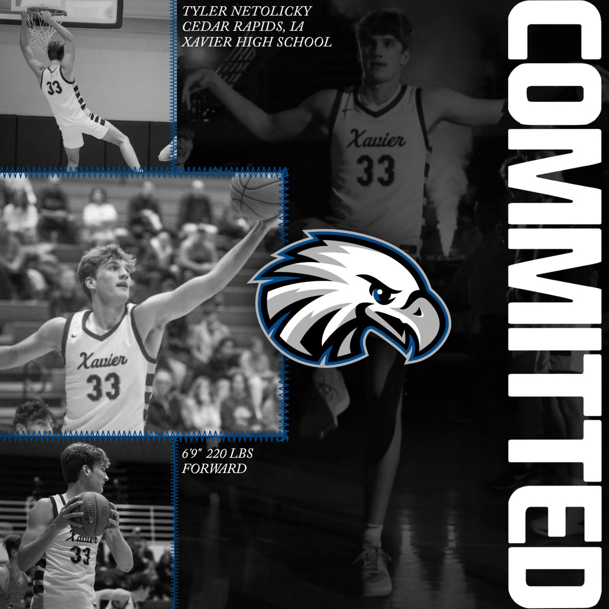 Beyond blessed and excited to announce that I have committed to Kirkwood Community College. Huge thanks to all family, friends, and coaches who helped me along the way! @KCC_MBB