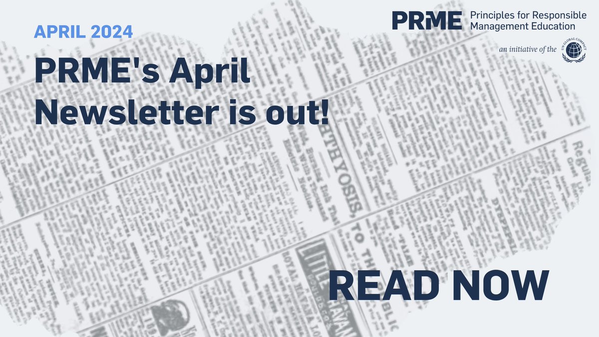 📰Don't miss PRME's April Newsletter! Discover: 1️⃣Student leadership opportunities with PGS 2️⃣New website features 3️⃣Many i5 and Working Group events 4️⃣Calls for papers, proposals & posters–oh my! & more! Read👇 d30mzt1bxg5llt.cloudfront.net/public/uploads… Subscribe👉lnkd.in/emGkwVmG