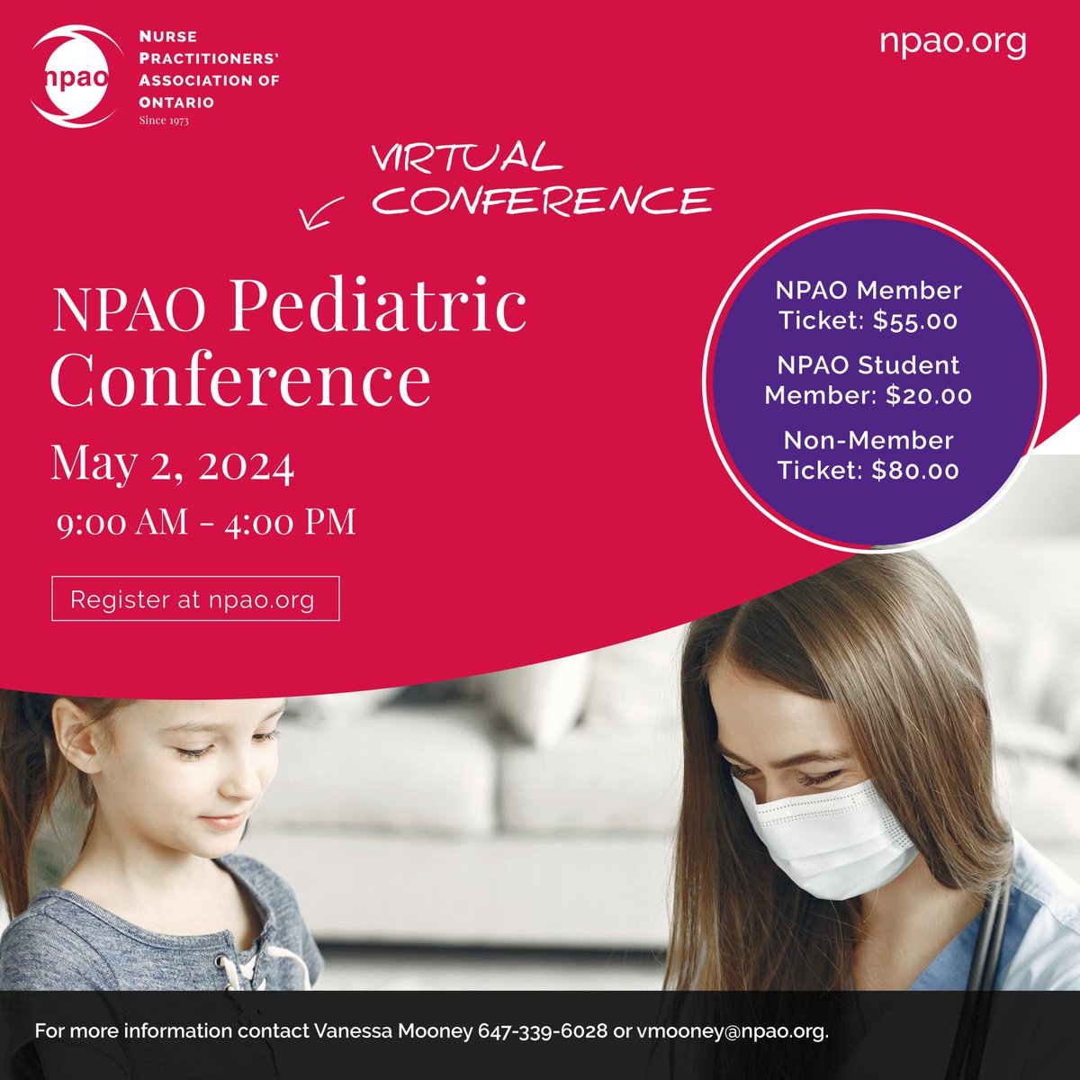 Don't miss the 2024 Pediatric NP Virtual Conference on May 2nd! Gain insights from experts, access resources, network with peers, and engage in interactive presentations. Register now: npao.org/calendar-of-ev…
Exclusive discounts for NPAO Members!  #PediatricNP #VirtualConference