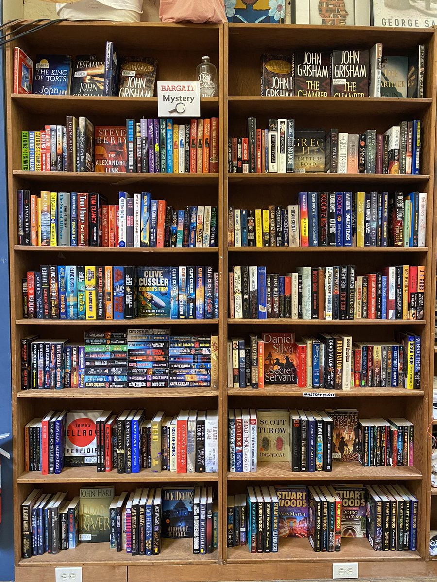 Do you need a mystery but you’re minding your wallet? Stop by Off Square Books and check out our bargain mystery section 🕵️ There’s a little something for everyone whether you like classic detective novels or a modern thriller!