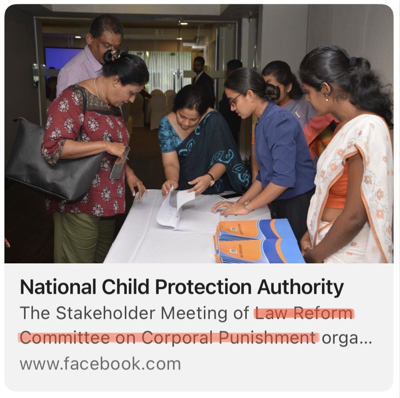 WHEN THE RIGHT PEOPLE DO THE JOB RIGHT! Proud to be a key stakeholder of the penal code amendments, drafted and presented directly by law reform committee on corporal punishment appointed by NCPA, the most powerful ‘independent’ body on child protection. facebook.com/share/p/VvVh75…