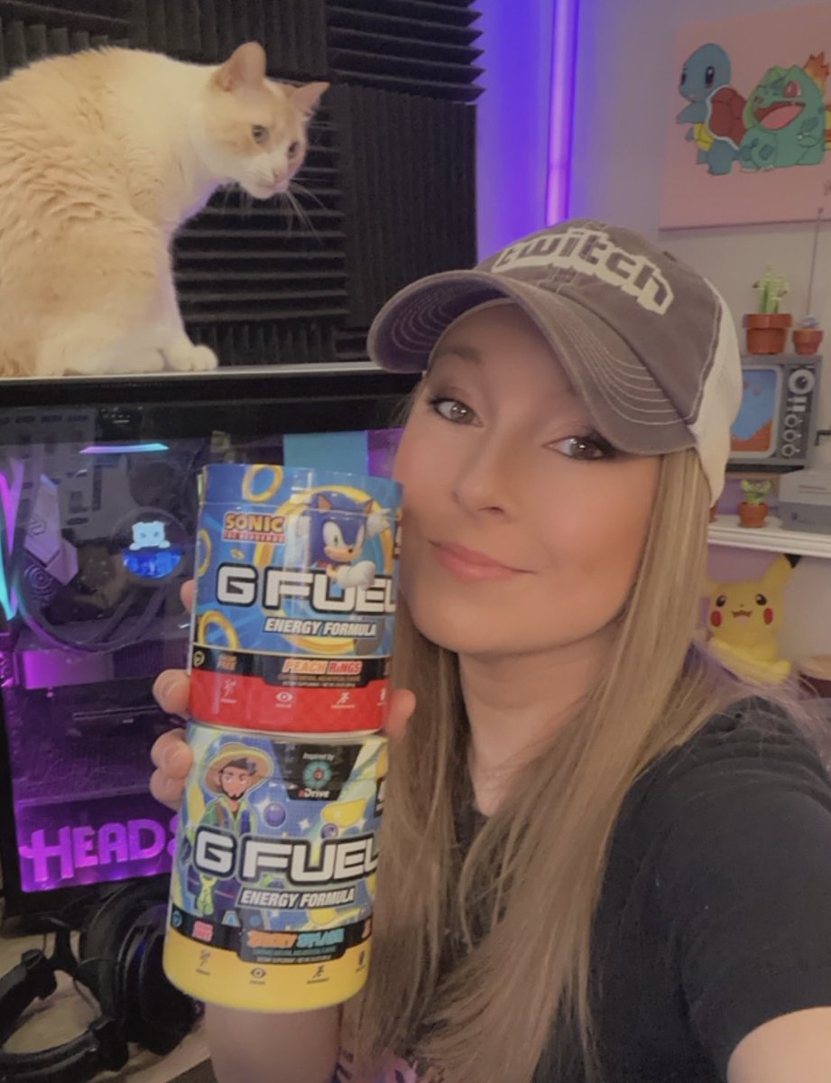 We’re starting the day off right! 🍑 🍋 Last few hours of BOGO 50% at GFUEL.com! Gotta stock up on the best flavors: Shiny Splash & Sonic Peach Rings 😍 #GFUELenergy #GFUELpartner