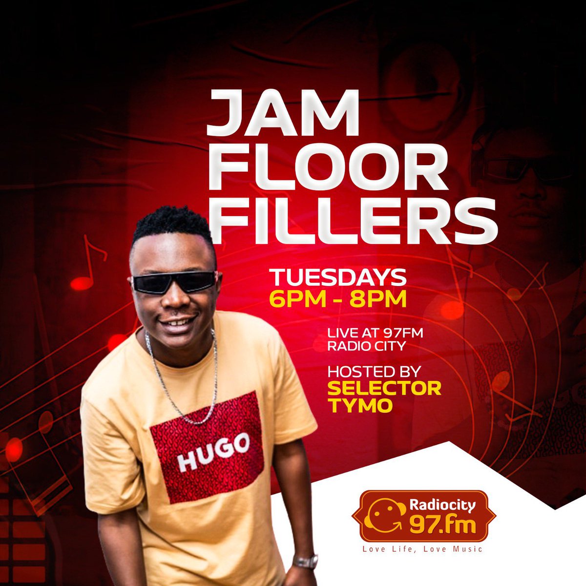 We are LIVE 🚀🚀🚀 #JamFloorFillers with @SelectorTymo to kick off the public holiday 📻:97FM/ Listen online: radiocity.ug