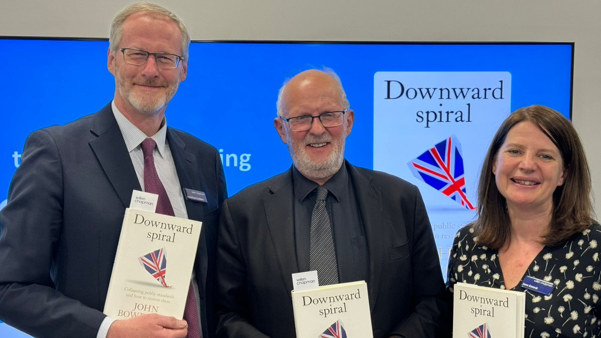 Congratulations to John Bowers KC on the launch of your new book ‘Downward Spiral’! 📚 (1/4)