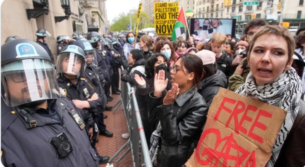 #wtpBLUE #wtpGOTV24 #DemVoice1 #ONEV1 The situation at Columbia is now worse than before. The protesters have taken over a building Hamilton Hall plus the school is now on lockdown! Tensions are high as almost all Jewish students have left and gone home.