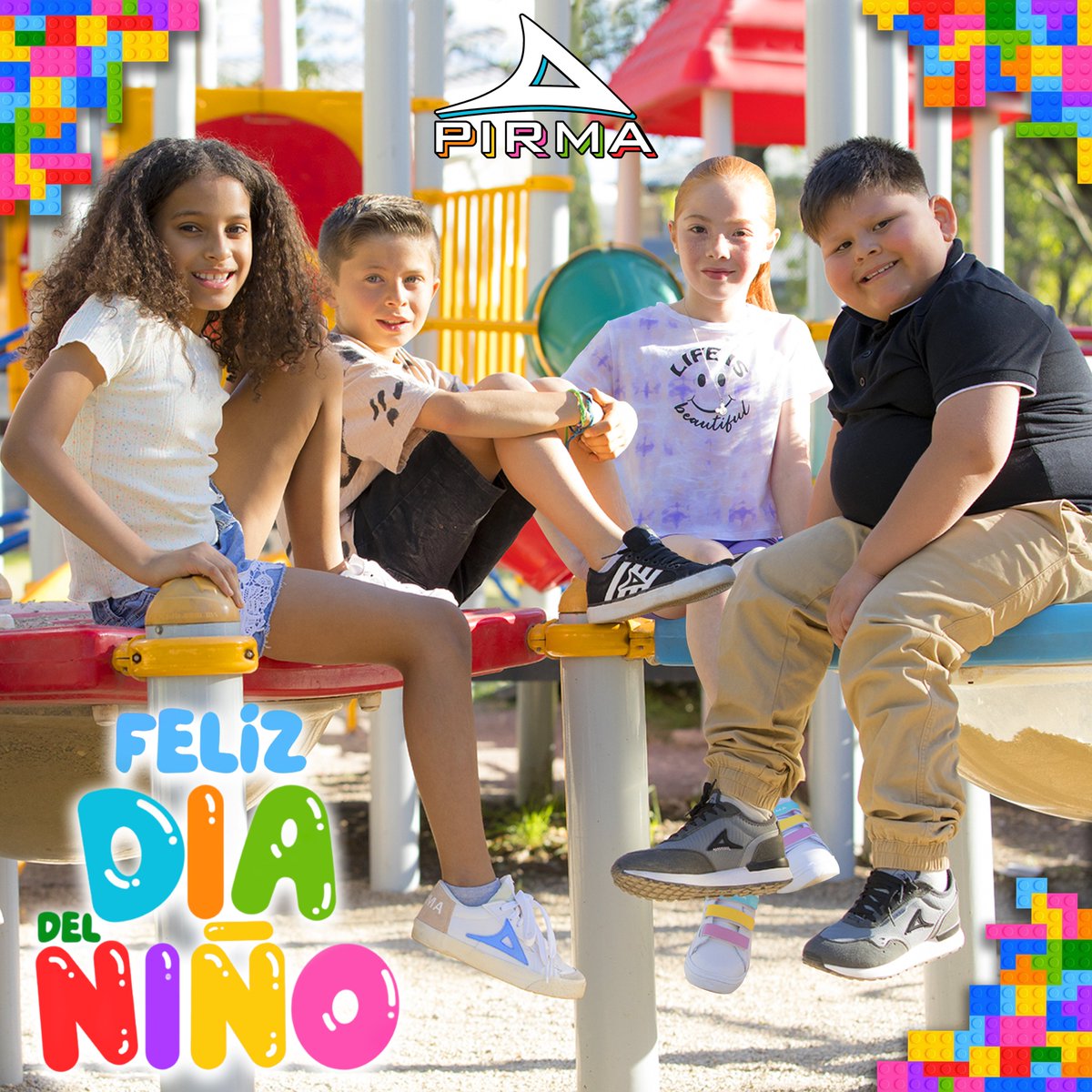 🎈 ¡Feliz Día del Niño a todos los pequeños! ⚡️ En Pirma, celebramos la energía y vitalidad de los niños. Padres, recuerden la importancia de fomentar el deporte desde temprana edad. ¡El deporte no solo es divertido, también es clave para su desarrollo físico y emocional! 🧒 👟