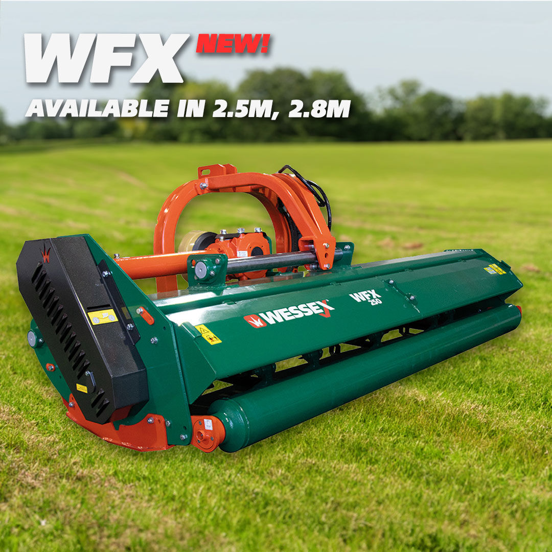 Suddenly the grass is growing like mad! 🌱 The Wessex WFM Flail Mower and the new WFX are the perfect accompaniment to a compact tractor. 🚜 These mowers leave an excellent finish and will create a clear path with ease! ✨ Check out the full range 👉 bit.ly/44kI09s 👈