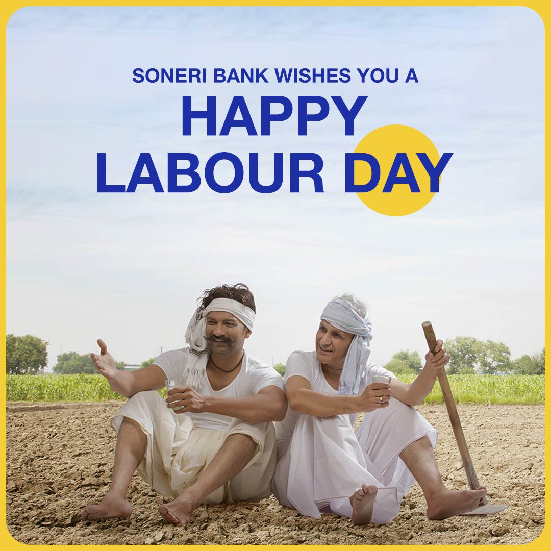 Celebrating the strength, resilience, and dedication of the workforce this Labour Day. Soneri Bank honors your hard work and commitment.
Happy Labour Day!

#SoneriBank #RoshanHarQadam #LabourDay