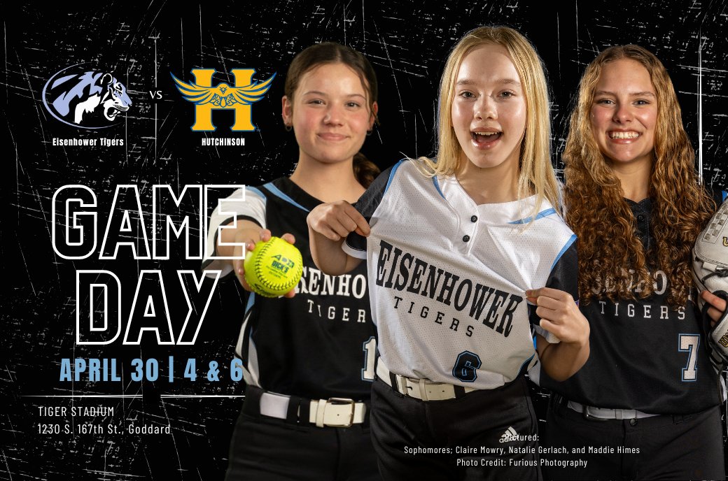 EHSSoftball2's tweet photo. Your Tigers are back at home today in a doubleheader against Hutch! ๐ฅ
๐ Tiger Stadium
โฐ 4 & 6(ish)
๐ซ Purchase tickets at https://t.co/aAfP3s8Czu
๐บ Game Changer Eisenhower Junior Varsity Tigers / Eisenhower Varsity Tigers & Youtube: EHSTigerSoftball
GO TIGERS! ๐พ #esotr https://t.co/ReP6DyorSE
