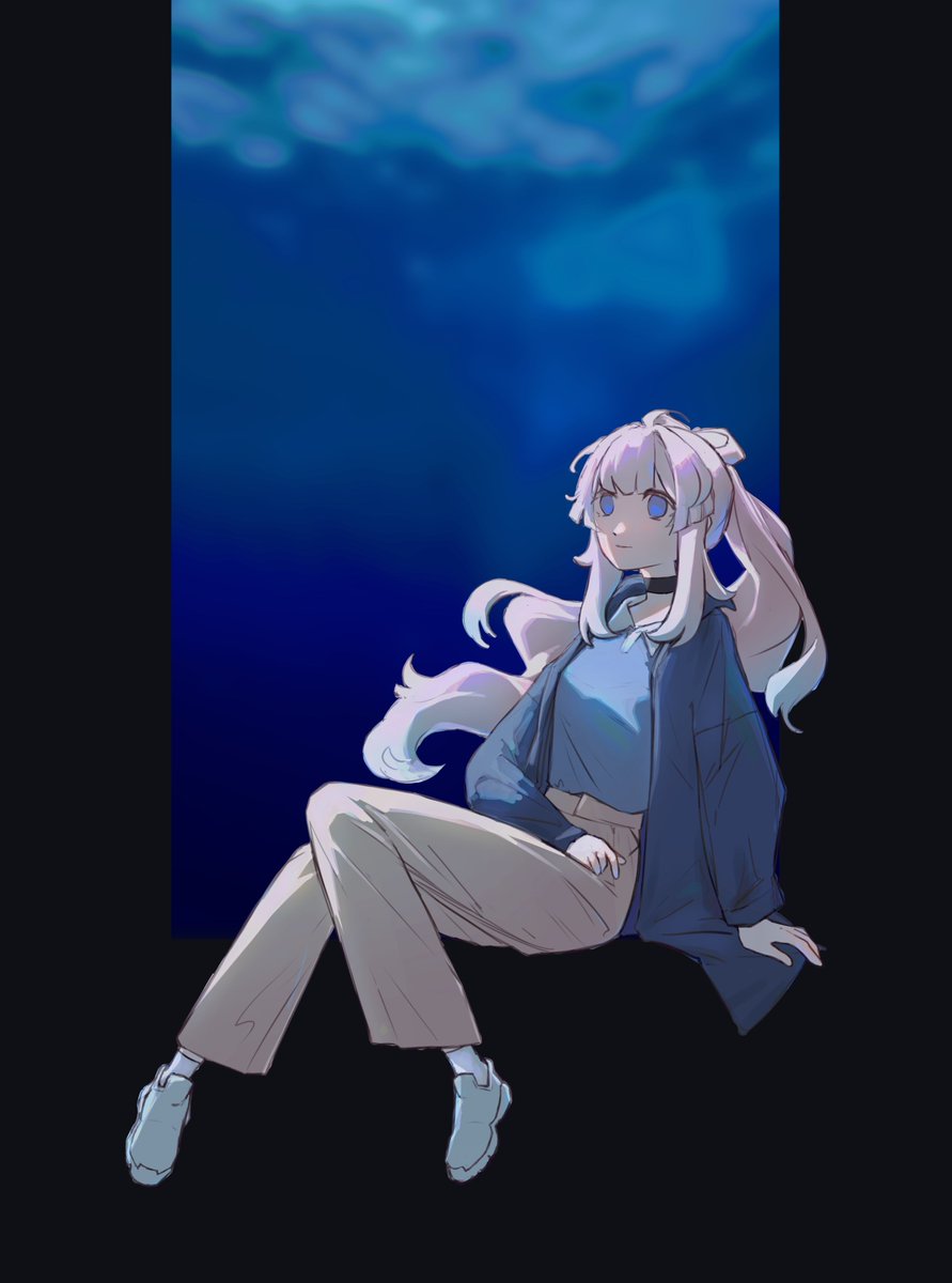 Aquarist Kokomi + process pics 🪼 #TeyvatFashion #GenshinImpact