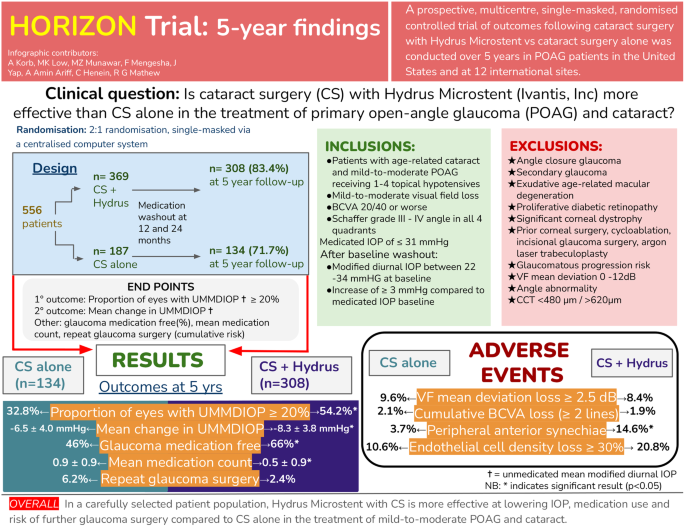 Ophthopedia Update: Infographic for HORIZON trial: 5-year findings dlvr.it/T6DMcN #Ophthalmology #Eye #Ophthotwitter