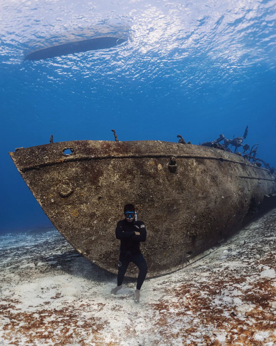 Discover the hidden history beneath the sea in the #MexicanCaribbean, where sunken 𝘀𝗵𝗶𝗽𝘀 have become home to marine life. 🚢🐟

You'll be amazed to see how nature has appropriated these mysterious relics.

📍 #IslaCozumel

IG: malekbeeprod

#TheSignatureParadise #Cozumel