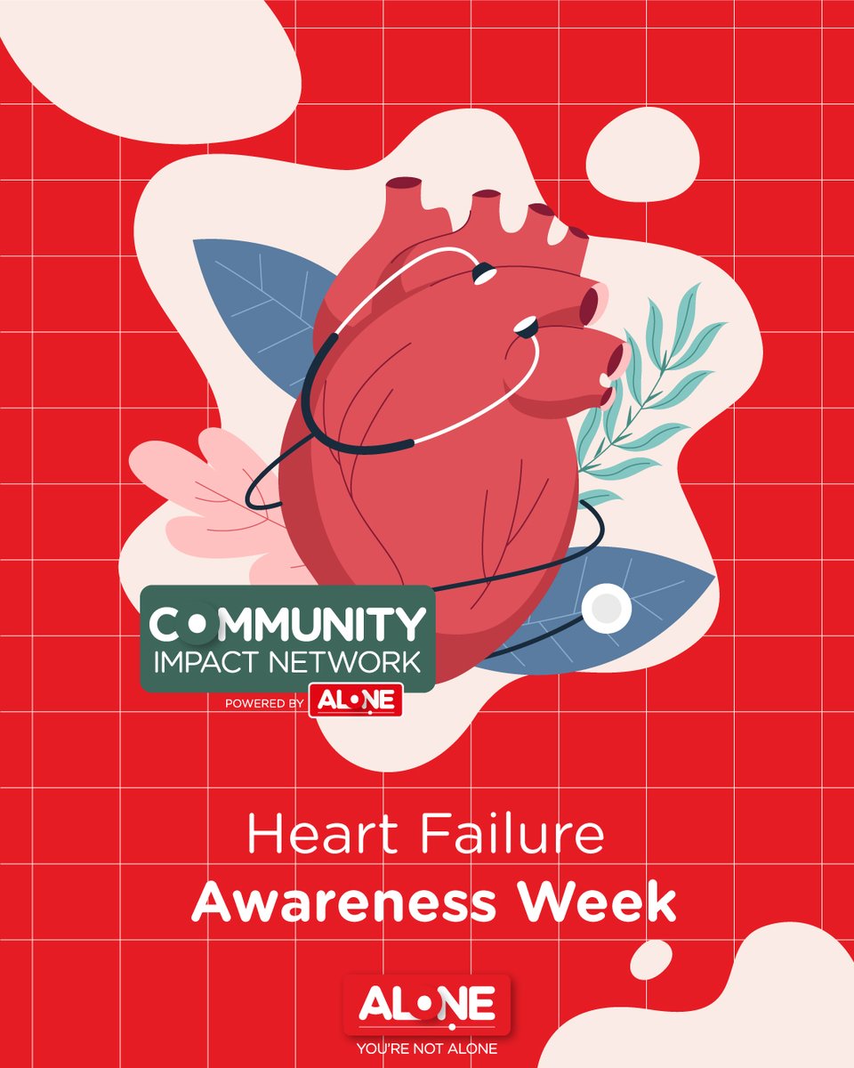 Join us in raising awareness for Heart Failure Awareness Week! Our Community Impact Network member, the Irish Heart Foundation, is hosting informative events throughout the week to support those living with heart failure. shorturl.at/aRSX2 @Irishheart_ie