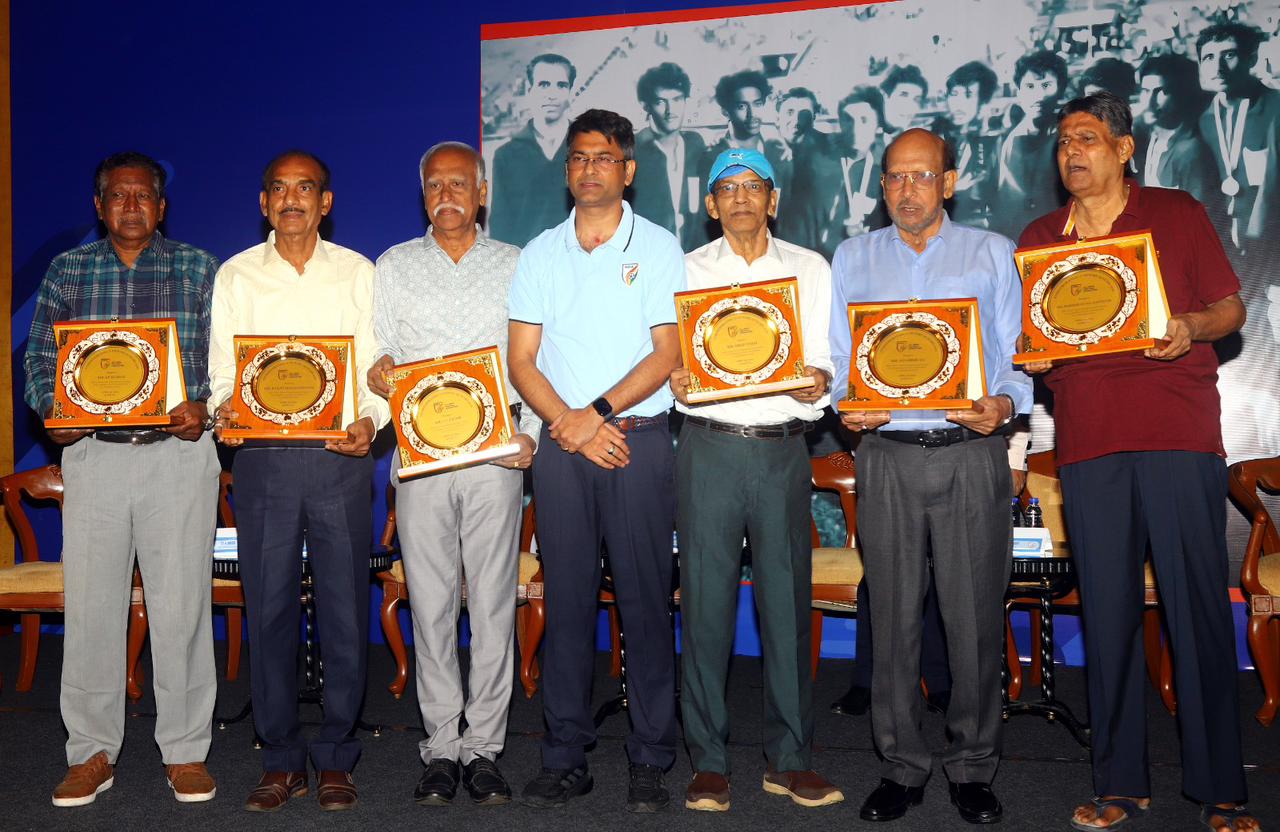 AIFF President felicitates heroes of 1974 AFC Youth Champions squad