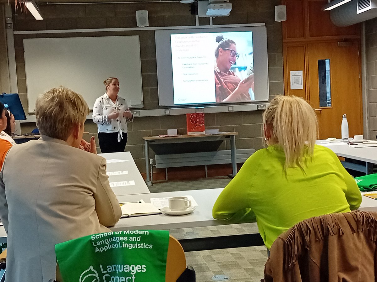 Jean Conacher (@jeanconacher) on Twitter photo Was lovely to have <a href="/MsLauraQuig/">Laura Quigley</a> from <a href="/languages_ie/">Post-Primary Languages Ireland (PPLI)</a> join us - an <a href="/mlal/">Manmohan Lal</a> graduate successfully flying the flag for languages! #LanguagesConnect <a href="/StudyArtsUL/">Study Arts @ UL</a> Was lovely to have <a href="/MsLauraQuig/">Laura Quigley</a> from <a href="/languages_ie/">Post-Primary Languages Ireland (PPLI)</a> join us - an <a href="/mlal/">Manmohan Lal</a> graduate successfully flying the flag for languages! #LanguagesConnect <a href="/StudyArtsUL/">Study Arts @ UL</a>