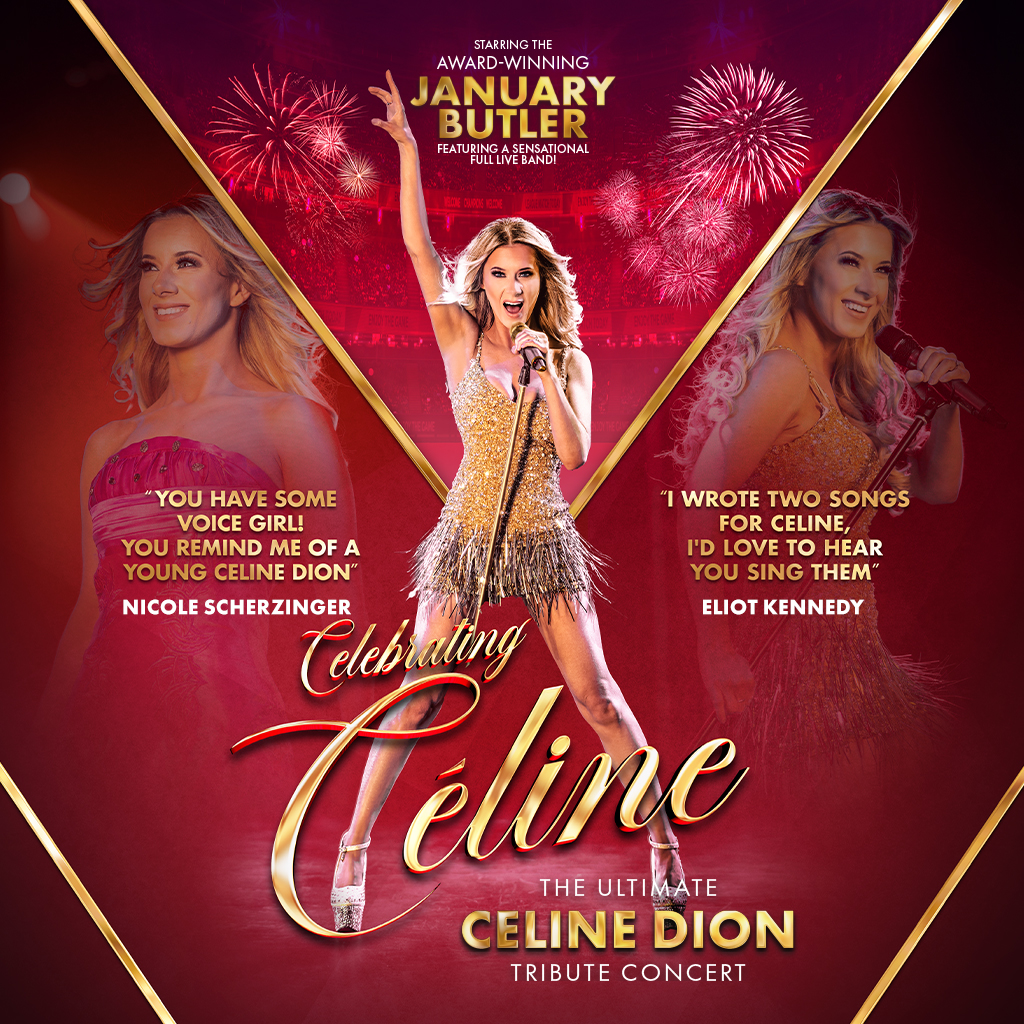 Don't miss your chance to see Celebrating Celine this Saturday! ✨ This spectacular tribute features the vocals of acclaimed musician January Butler, accompanied by a full live band. With dazzling outfits and jaw dropping showmanship, you'll travel through four decades of hits.