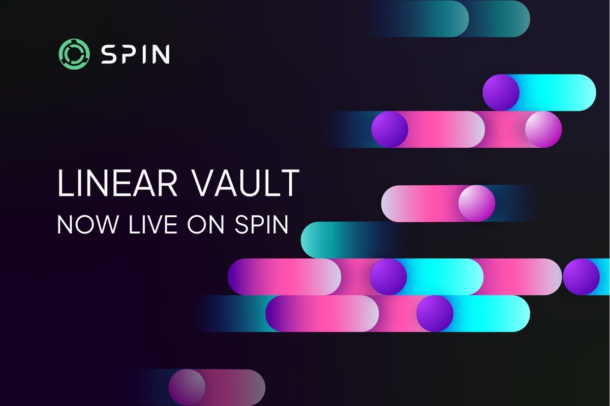 [Archive] Do you love compound yields the same as we do? Then you'll love our new NEAR Vault 💸 Deposit staked NEAR from @LinearProtocol to Spin's Vaults and earn double APY Check it out: vault.spin.fi