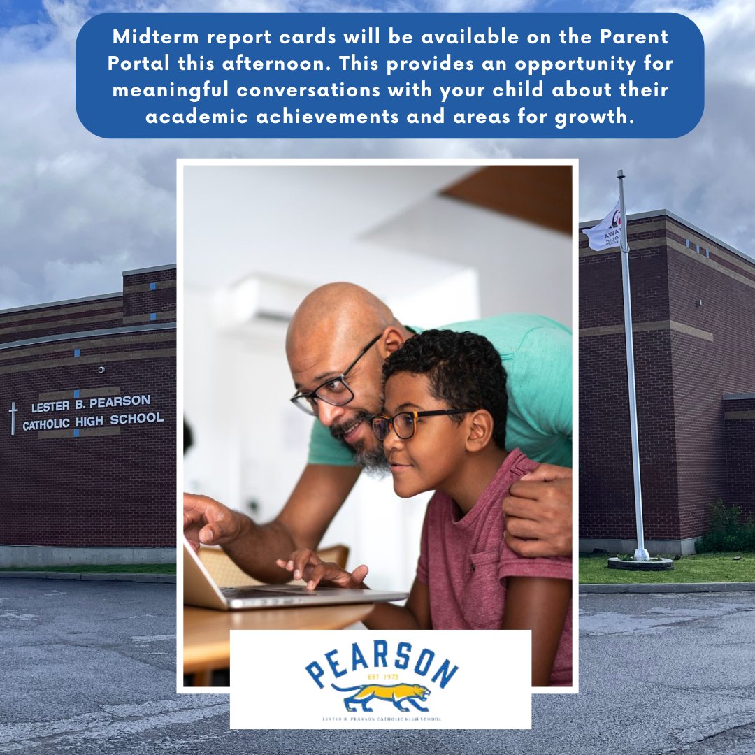 Parents & Guardians, don't forget to log into the Parent Portal to view your High School child's midterm mark starting at 5:00PM If you do not have access to the Parent Portal, please register using this link. ocsb.ca/parents/naviga… #WeAreLBP