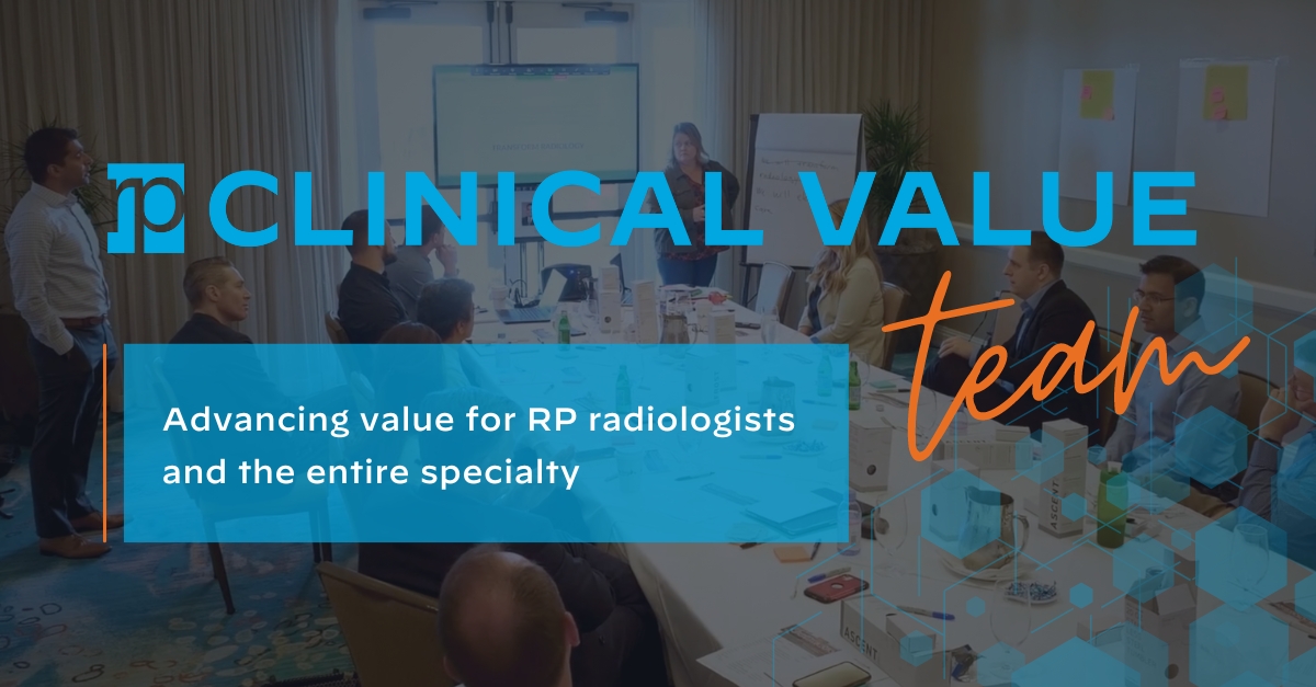 Since 2020, RP's Clinical Value Team has worked to elevate patient care & enhance value through innovation, collaboration & education. We spoke to @knallamMD, RP's CMO, about the team’s work to enhance offerings for RP radiologists & the entire specialty: bit.ly/3Qrn6Qe
