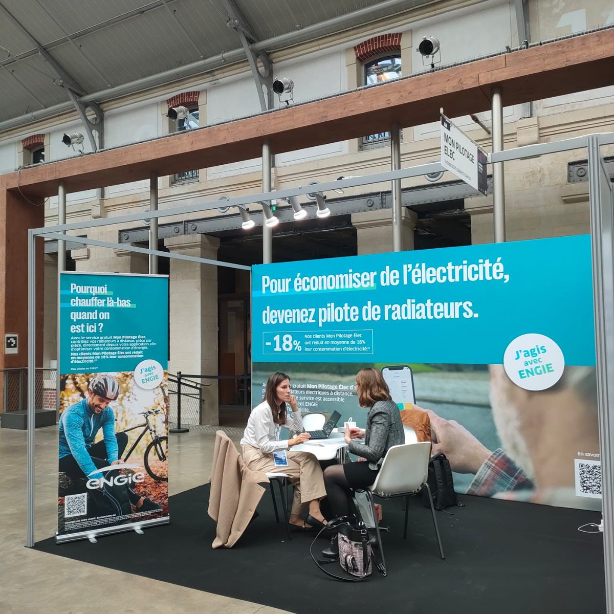 📣 ENGIE est au @104paris pour le Salon Numérique Territorial Francilien !

Venez découvrir comment nous accompagnons les habitants des #collectivités à mieux maîtriser leur consommation d'#énergie avec la solution gratuite #MonPilotageElec. ⚡

📍 5 rue Curial 75019 Paris