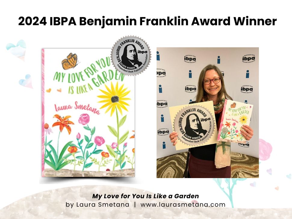I'm so honored MY LOVE FOR YOU IS LIKE A GARDEN won a SILVER @IBPA Benjamin Franklin Award in the Children's Picture Book 0-3 Category! 🥳🌻📚

ibpabenjaminfranklinaward.com/winners-childr…

#award #bookaward #IBPABens #PictureBooks #kidlit #gardening #love