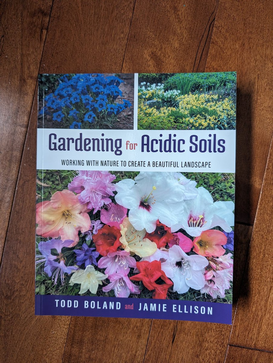 Do you have to garden under acidic soil conditions? If so, why not pick up a copy of my co-authored book. Makes a great Mother's Day gift!