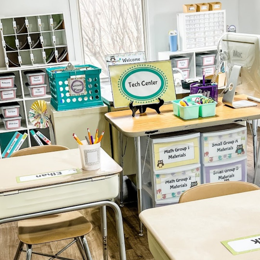 So Much More Than Just Classroom Decor.

Owlsome Organized Classroom
This one goes to the birds! It's filled with trees and owls in subdued cool relaxing colors. Your students will be hooting for school!
organizededucator.com/owlsome/?utm_s…  #decor #classroomsetup #classroominspo