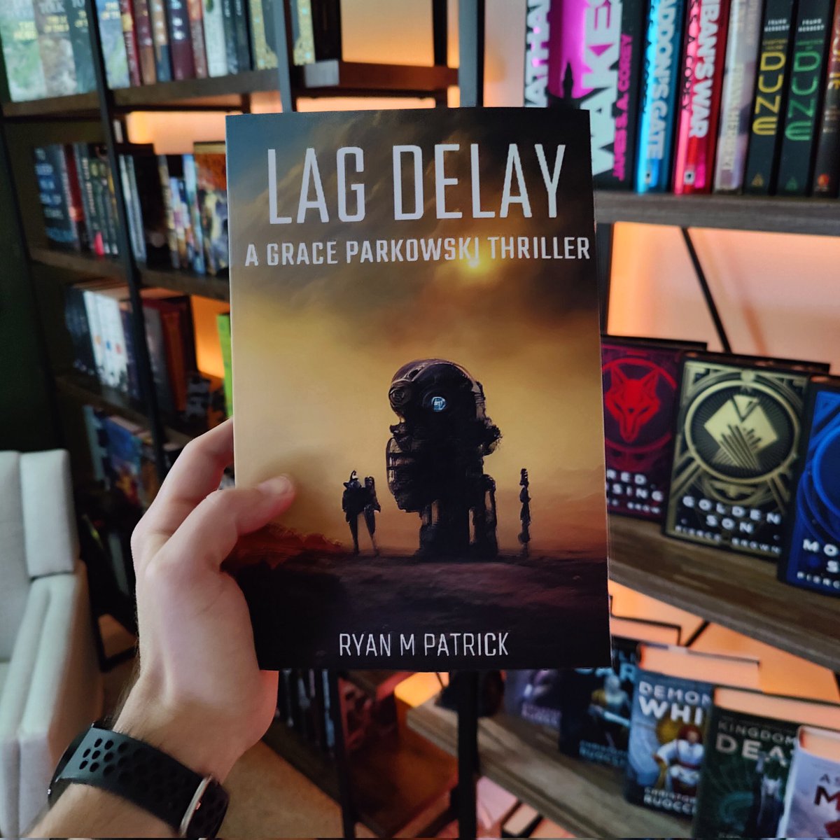 Book mail from @ryanpatrickauth with Lag Delay 📬 A NASA mission gone wrong.... This is a techno thriller that looks right up my alley. Thanks again for sending this my way 🙏