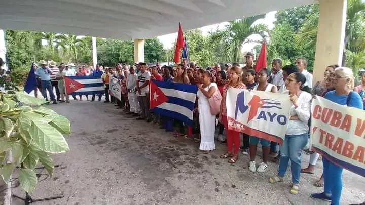 Reafirman los trabajadores del municipio #Pilón su presencia en la plaza este #1Mayo #UnidosXCuba #PorCubaJuntosCreamos #MunicipioPilón #ProvinciaGranma #Cuba @YudelkisOrtizB @YanetsyTerry