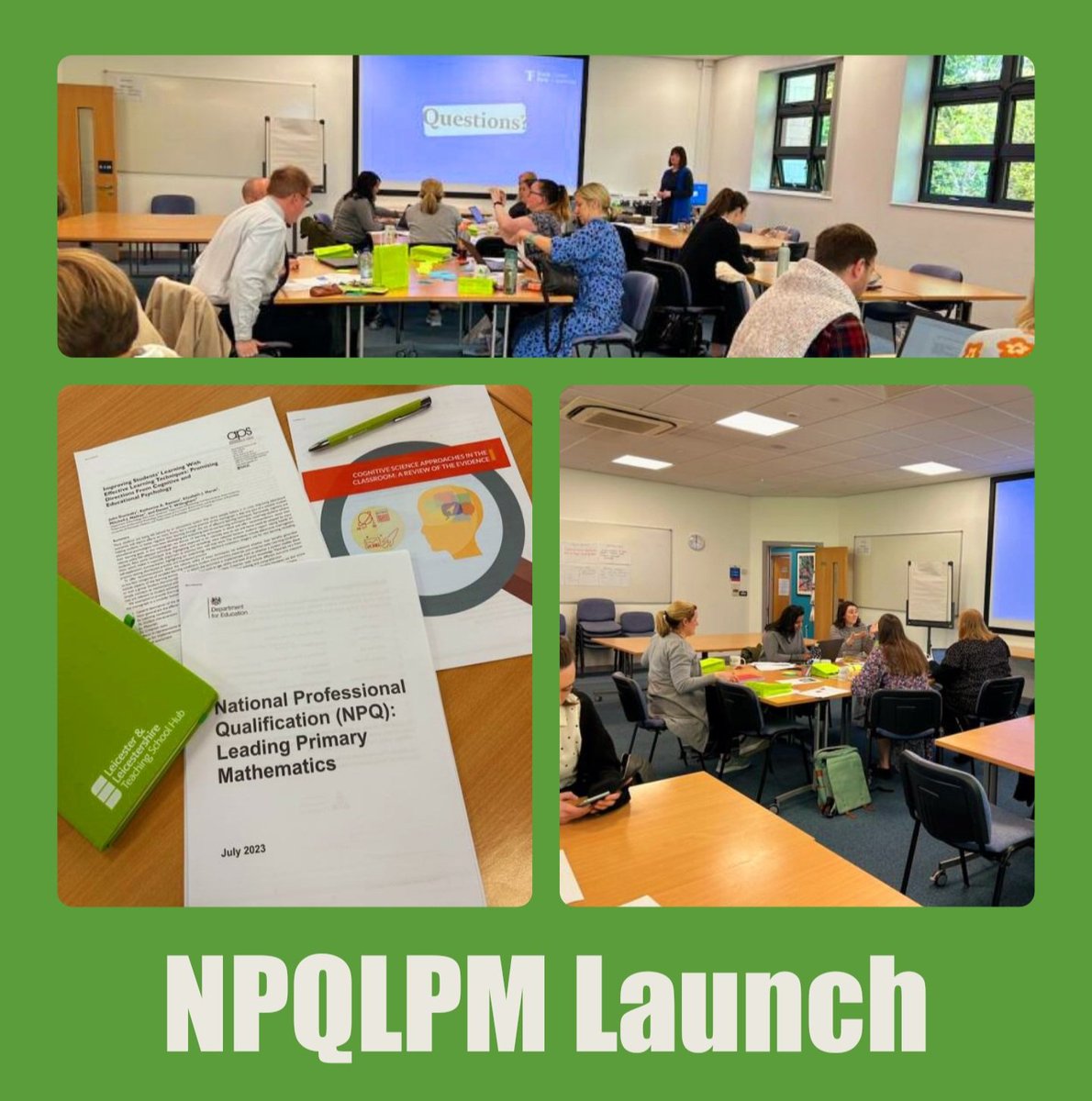 Leicester & Leicestershire Teaching School Hub (@leltsh) on Twitter photo This afternoon, we launched our inaugural cohort of the <a href="/TeachFirst/">Teach First</a> NPQ for Leading Primary Maths! Expertly led by <a href="/kellisSCITTDDir/">Keith Ellis</a> and <a href="/StuartYvonne/">Educating me FCCT</a>, there was a buzz in the room! #NPQLPM This afternoon, we launched our inaugural cohort of the <a href="/TeachFirst/">Teach First</a> NPQ for Leading Primary Maths! Expertly led by <a href="/kellisSCITTDDir/">Keith Ellis</a> and <a href="/StuartYvonne/">Educating me FCCT</a>, there was a buzz in the room! #NPQLPM