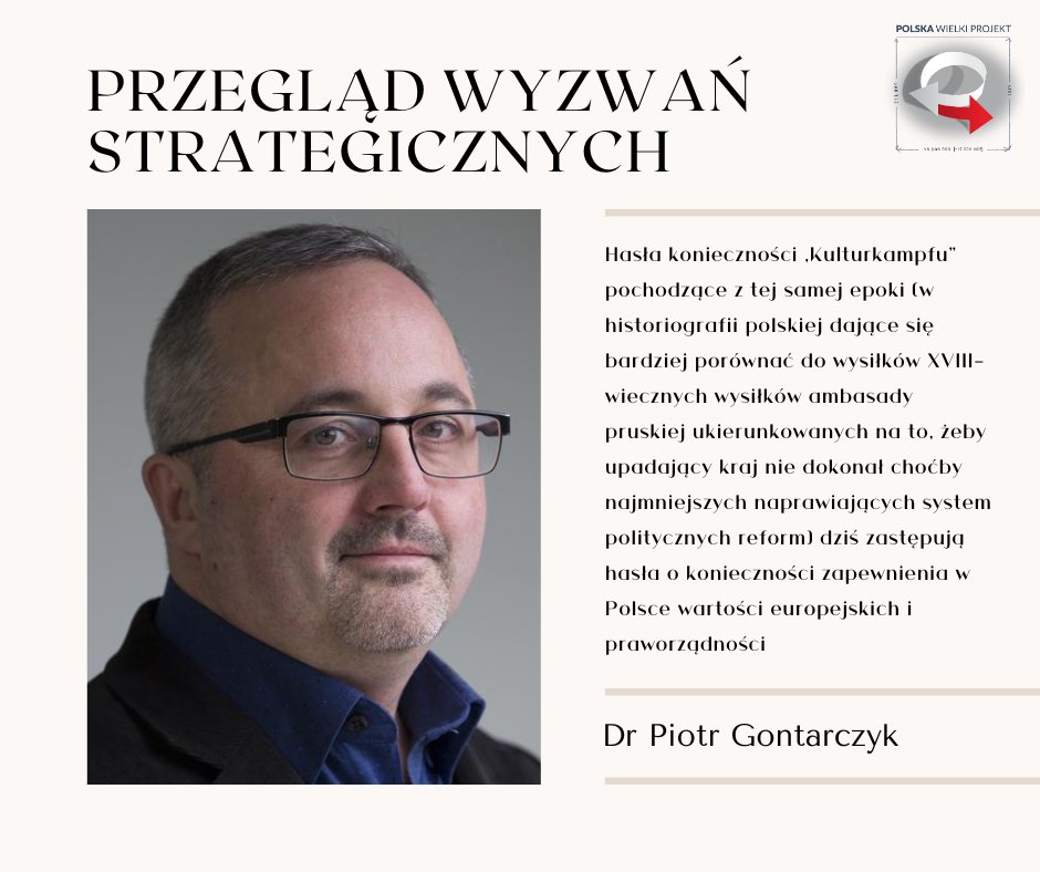 Dr Piotr Gontarczyk napisał w Przeglądzie wyzwań strategicznych, wydanym przez Fundację Polska Wielki Projekt. polskawielkiprojekt.pl/wp-content/upl…