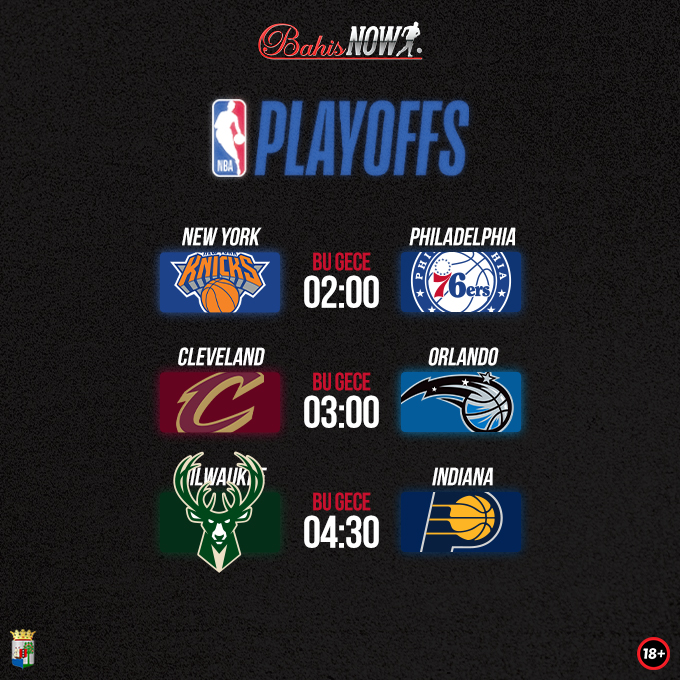 🏀 #NBAPlayoffs heyecanı son hız devam ederken en yüksek oranlar yine Bahisnow'da!

📺 Maçlar canlı yayınlarla Bahisnow TV'de!