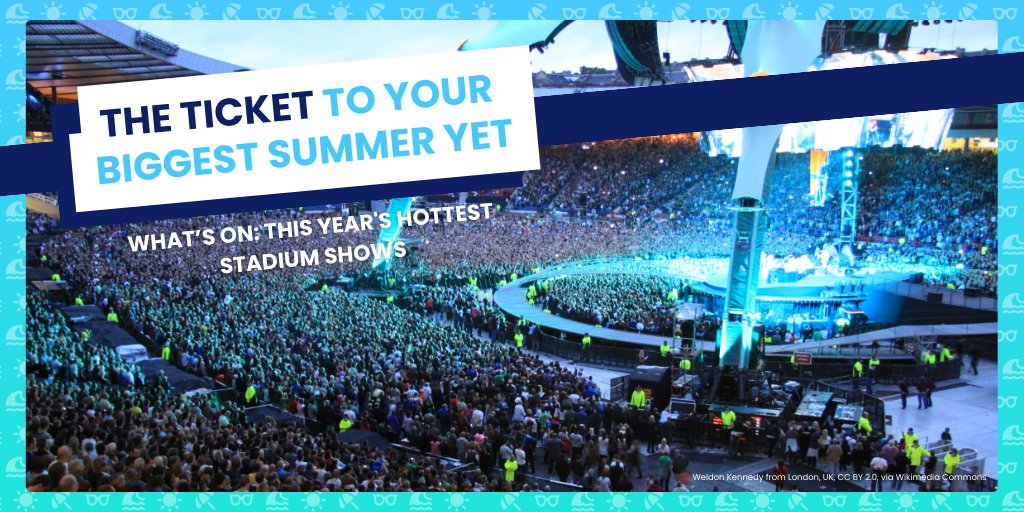 It’s going to be a big year for stadium shows and we've put together a nice list of some great artists performing at the best stadiums! 🎶☀️ Have a read of our blog to plan your perfect summer: bit.ly/3QlLN0r