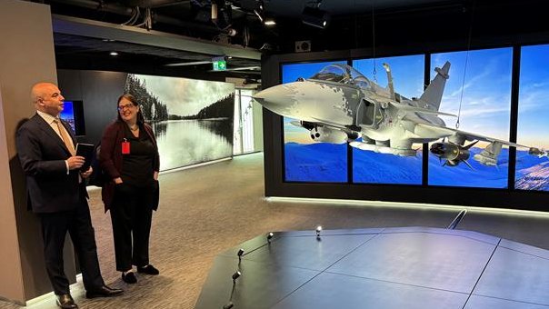 DYK: at least 30% of Saab's Gripen fighter aircraft parts are made in the USA, from its powerful @GE_Aerospace engines to its strong @goodyear tires? @AsstSecPM Jessica Lewis met with @Saab executives in Stockholm to discuss how together, we can expand our shared defense…