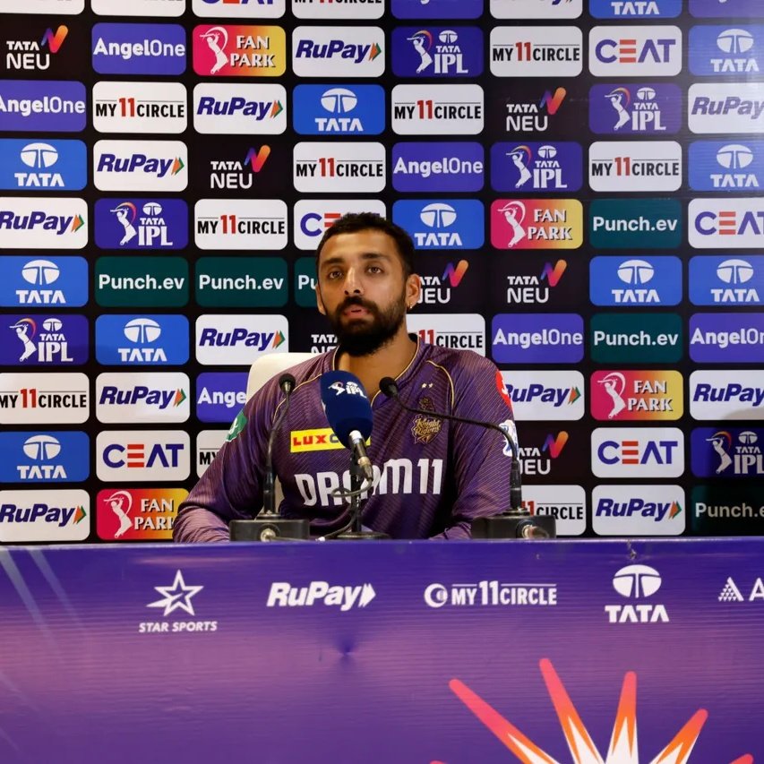 🗣Varun Chakravarthy: 'Shah Rukh bhai came up to us on the match eve and spoke to me. He said,'don't take it personally, whatever is happening this IPL is just going at a crazy rate, just don't self doubt yourself'.'
