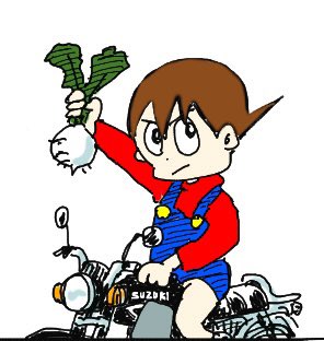 「brown hair motorcycle」 illustration images(Latest)