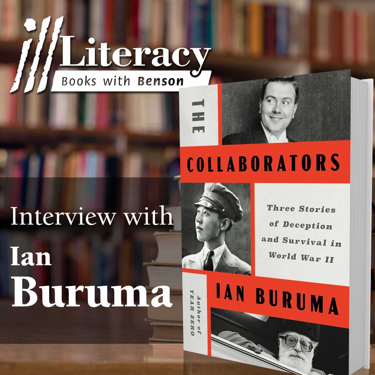 Episode 140 is here, featuring Ian Buruma of @BardCollege discussing 'The Collaborators: Three Stories of Deception and Survival in World War II' from @penguinrandom. (There's also a little discussion of his new bio of Spinoza in the @jewishlives series.) heartland.org/podcasts/ill-l…