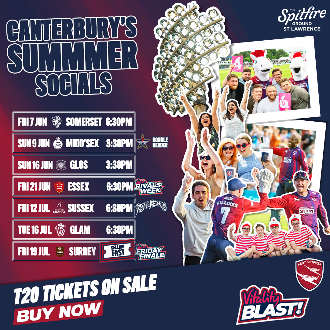 𝐅𝐈𝐍𝐀𝐋 𝐃𝐀𝐘 𝐨𝐟 𝐓𝟐𝟎 𝐄𝐚𝐫𝐥𝐲 𝐁𝐢𝐫𝐝 🐣 🎟️🏟️ Save money on your @KentCricket T20 tickets by buying before 23:59 𝙩𝙤𝙣𝙞𝙜𝙝𝙩! bit.ly/Buy2024Tickets