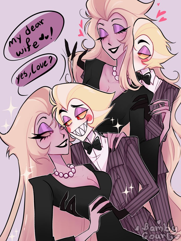 Lucilith as morticia and gomez again ✨💕

#HazbinHotel #HazbinHotelLilith #HazbinHotelLucifer #Lucilith #HazbinHotelFanart #luciferxLilith