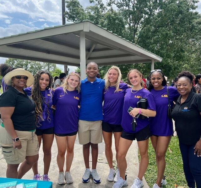 BRCAC teamed up with Victims’ Assistance Coordinators and other amazing partners on April 27th for the Crime Victims' Rights Picnic! The community came together to support local organizations and initiatives. Plus, the highlight of the day? Meeting the 2024 LSU gymnastics team!