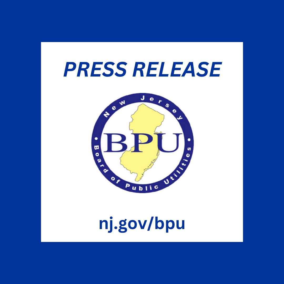 At its April 30 Agenda Meeting, NJBPU announced the Board’s approval of proposed grid modernization rules to build a stronger, more reliable electric distribution system. Press Release: nj.gov/bpu/newsroom/2…