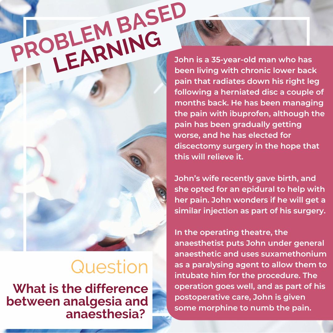 Problem Based Learning: Anaesthesia & Analgesia 🧠 🔍
If this question sparked your curiosity, check out the link in our story to visit our blog for EIGHT MORE questions related to the extended scenario!  👏

🔗 medicmentor.org/problem-based-…

#DentalMentor #ProblemBasedLearning