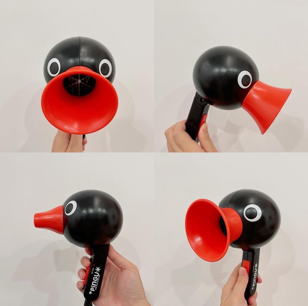 Pingu hairdryer. Need. instagram.com/pingu_museum