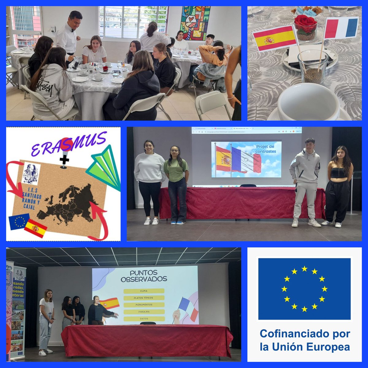 erasmusplus_ryc's tweet photo. Último día de nuestro intercambio con la presentación de los proyectos "Contrastes de Europa". Finaliza con una dulce despedida con chocolate con churros, gracias al alumnado del PEFPB Cocina y Restauración y a su profesor Antonio Zumaquero @sepiegob @plurimalaga @IESSRamonyCajal https://t.co/dfvoYU3psu
