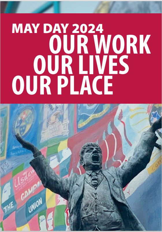 MAY DAY MARCH AND RALLY: BETTER IN A UNION DATE: Saturday 4th May ASSEMBLE: 12:00 noon LOCATION: Writers Square Belfast. Please click on link for full 2024 NI-ICTU programme ictuni.org/publications/m…