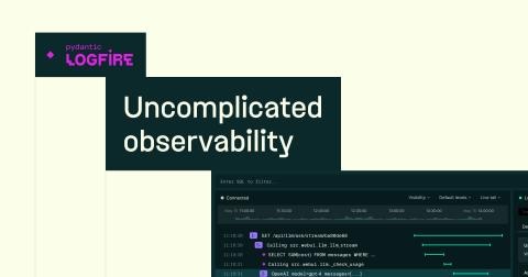 Useful things don't need to be complicated. @samuel_colvin , the creator of @pydantic has a knack for elegant developer solutions. Pydantic Logfire pydantic.dev/logfire is 'uncomplicated observability' for @FastAPI , @OpenAI, @AnthropicAI #Python #RUST.