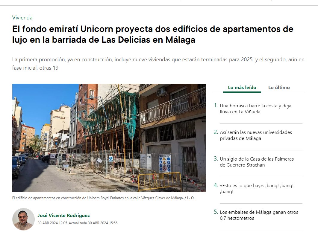 Y más viviendas de lujo en Málaga. Ahora en la barriada Las Delicias. ¿Viviendas para los malagueños para cuándo? ¿Nos quieren viviendo en habitaciones como hamster toda la vida, condenados?

@malaga 
@viviendagob 
@isabelrguez 
#malaga #malagaxlavivienda

laopiniondemalaga.es/malaga/2024/04…