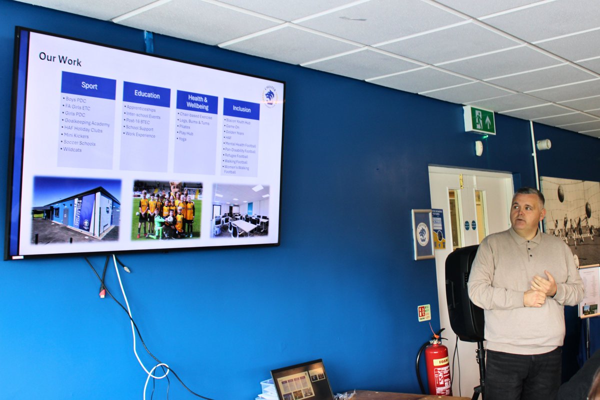 Chamber members score new contacts during our latest networking lunch at <a href="/ChesterFC/">Chester FC</a>! ⚽🍽

It was great to hear from the Club's Vice Chair Jim Green, who provided a great look at the wonderful work that the Chester FC Community Trust does to support people in the local area! 👏